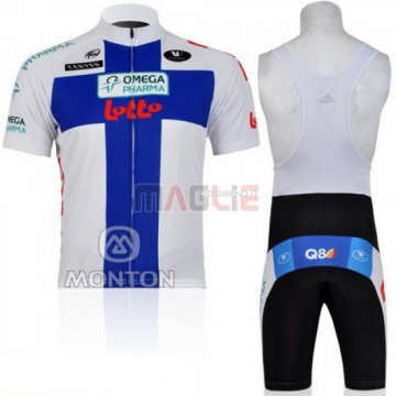 Maglia Lotto manica corta 2011 blu e bianco