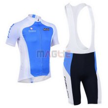 Maglia Nalini manica corta 2013 celeste e bianco