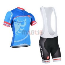 Maglia Castelli manica corta 2014 celeste