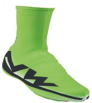 2014 NW Copriscarpe Ciclismo Nero e Verde