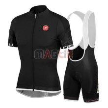 Maglia Castelli manica corta 2015 rosso e nero