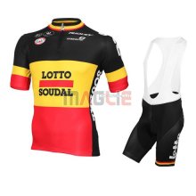 Maglia Lotto manica corta 2015 giallo e rosso