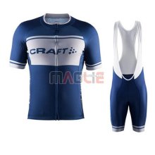 Maglia Craft manica corta 2016 bianco e blu