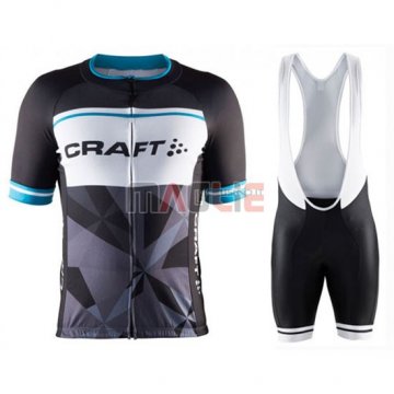 Maglia Craft manica corta 2016 blu e nero