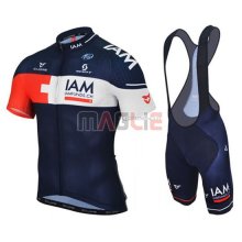 Maglia IAM manica corta 2016 bianco e blu