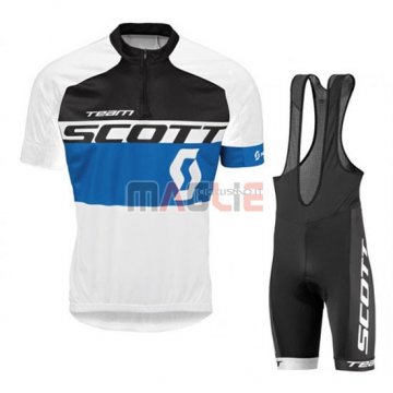 Maglia Scott manica corta 2016 bianco e blu