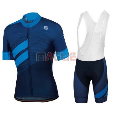 2018 Maglia Sportful Manica Corta Spento Blu