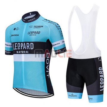 Maglia Leopard Manica Corta 2019 Natural Blu Nero