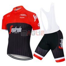 Maglia Segafredo Zanetti Manica Corta 2020 Rosso Nero