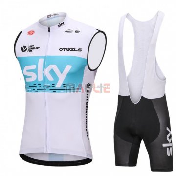 Gilet Antivento Sky 2018 Bianco e Blu