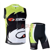 Gilet antivento SIDI 2014 nero e verde