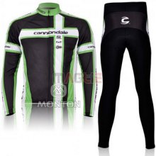 Maglia Cannondale manica lunga 2011 bianco e verde