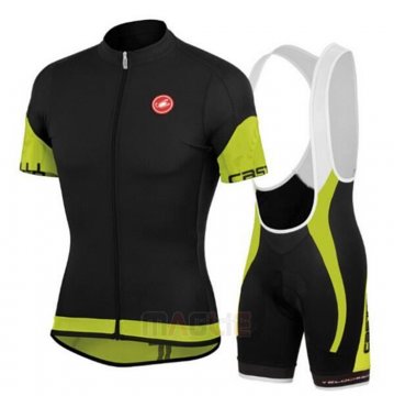 Maglia Castelli Manica Corta 2020 Nero Verde Rosso