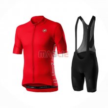 Maglia Castelli Manica Corta 2021 Rosso