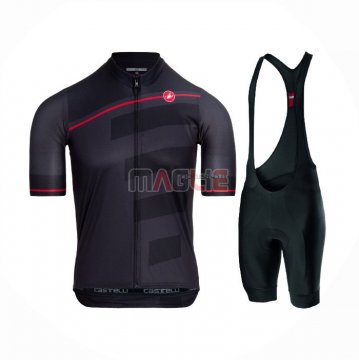 Maglia Castelli Manica Corta 2021 Spento Nero