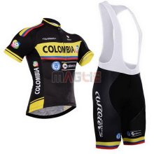 Maglia Colombia manica corta 2012 nero e giallo