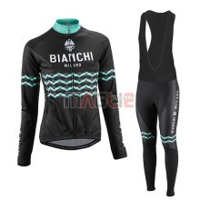 Maglia Donne Bianchi manica lunga 2016 nero e verde