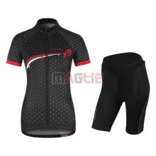 Maglia Donne Vaude Manica Corta 2017 Nero