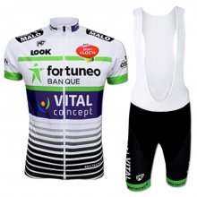 Maglia Fortuneo Vital Concept Manica Corta 2017 bianco