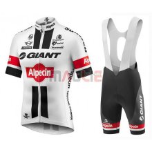 Maglia Giant manica corta 2016 bianco e rosso