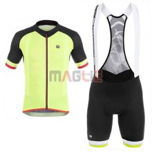 Maglia Giordana Manica Corta 2017 Giallo