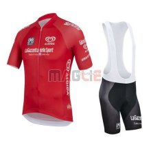 Maglia Giro de Italia manica corta 2016 rosso