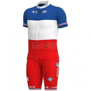 Maglia Groupama-FDJ Manica Corta 2020 Campione Francia