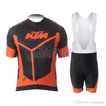 Maglia KTM Manica Corta 2018 Nero Arancione