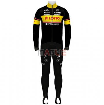 Maglia Lotto-Kern Haus Manica Lunga 2020 Nero Giallo