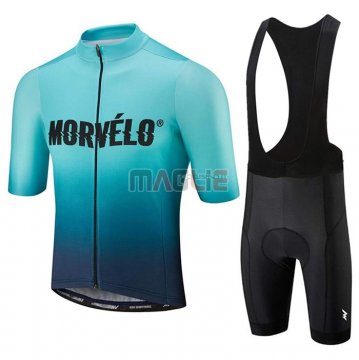 Maglia Morvelo Manica Corta 2020 Azzurro