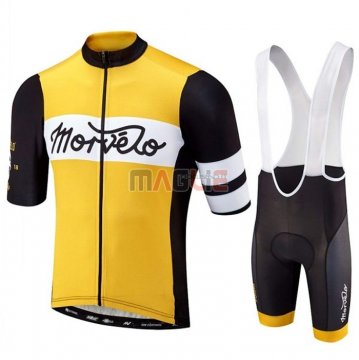 Maglia Morvelo Manica Corta 2020 Nero Giallo