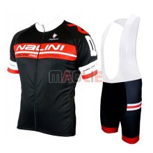 Maglia Nalini Manica Corta 2019 Nero Rosso