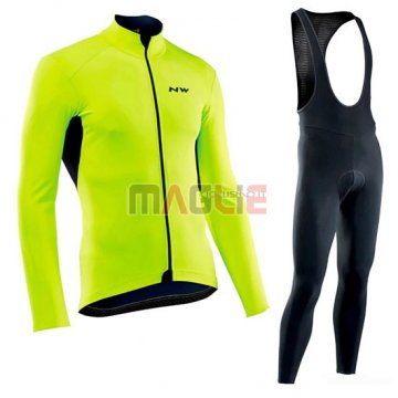 Maglia Northwave Manica Lunga 2019 Verde