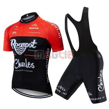 Maglia Roompot Charles Manica Corta 2019 Rosso Nero