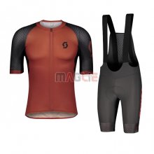 Maglia Scott Manica Corta 2021 Spento Arancione