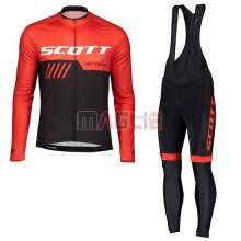 Maglia Scott Manica Lunga 2019 Nero Rosso