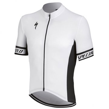 Maglia Specialized Manica Corta 2018 Bianco Nero