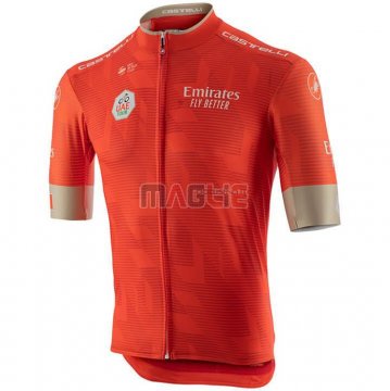 Maglia UAE Tour Manica Corta 2020 Rosso