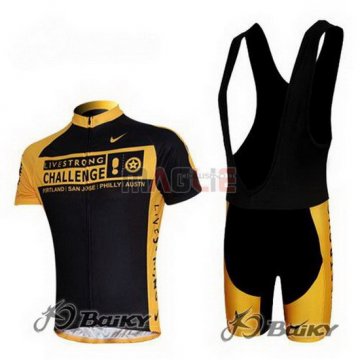 Maglia Livestrong manica corta 2009 giallo e nero