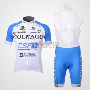 Maglia Colnago manica corta 2012 celeste e bianco