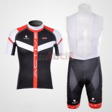 Maglia Nalini manica corta 2012 nero e rosso