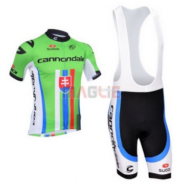 Maglia Cannondale manica corta 2013 verde e rosso