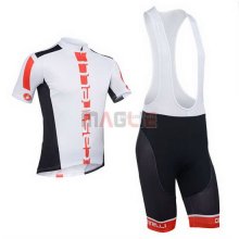 Maglia Castelli manica corta 2013 arancione e bianco
