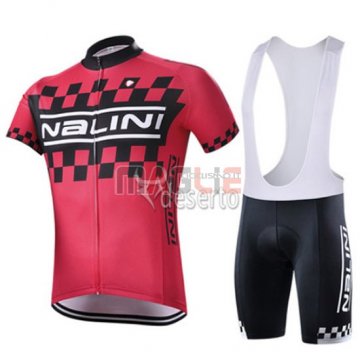 Maglia Nalini manica corta 2015 nero e rosso