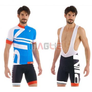 Maglia Pinarello manica corta 2015 bianco e blu