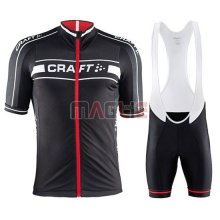 Maglia Craft manica corta 2016 rosso e nero