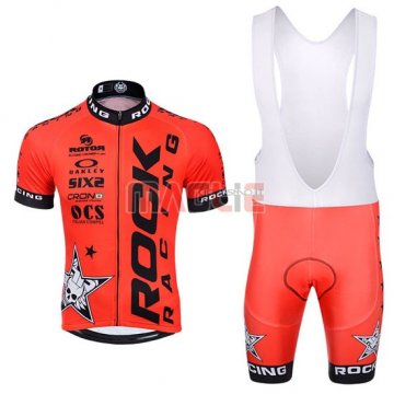 Maglia Rock racing manica corta 2016 arancione e nero