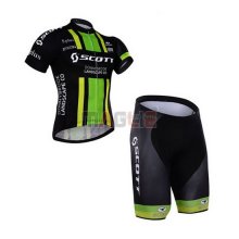 Maglia Scott manica corta 2016 verde e nero