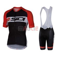 Maglia SIDI manica corta 2016 nero e rosso