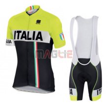 Maglia Sportful manica corta 2016 nero e giallo